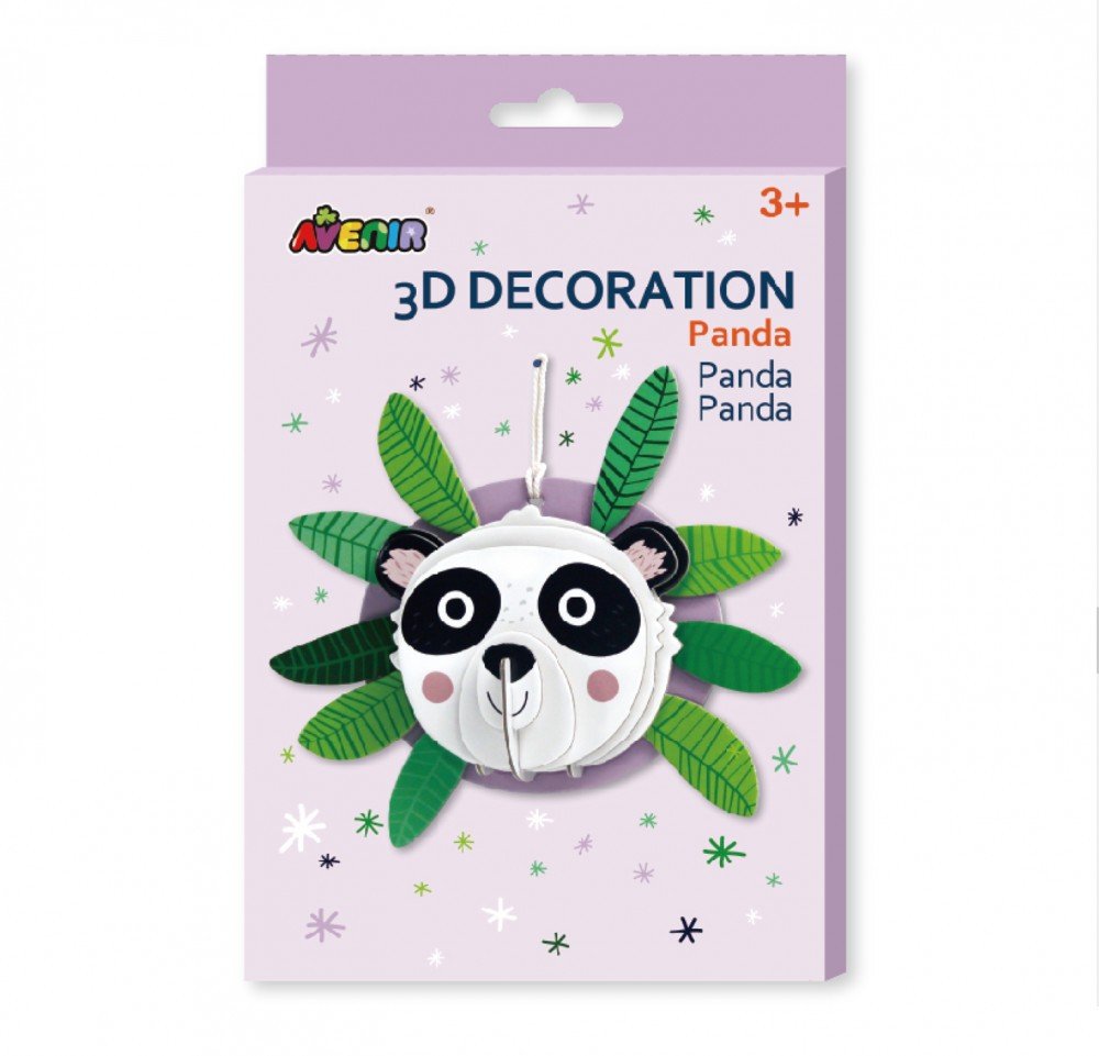Avenir 3D dekorációs puzzle készlet - Panda
